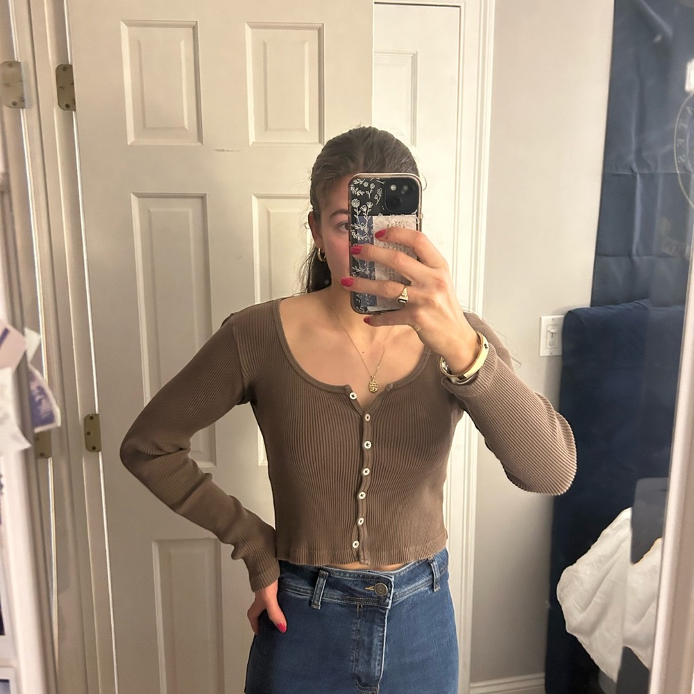 Brandy brown long sleeve